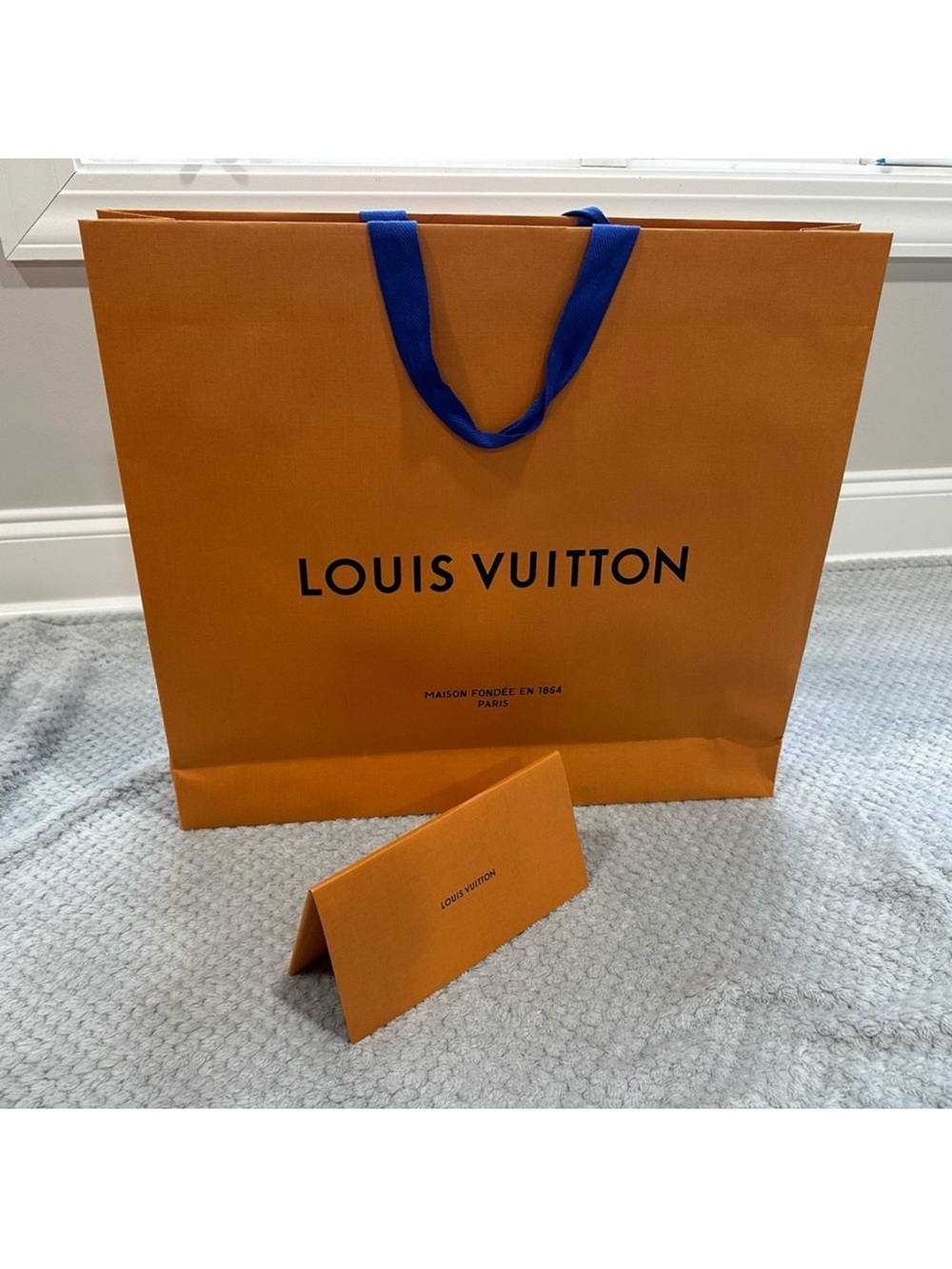 BUNDLE* Louis Vuitton Orange Shopping Bags and Boxes/Dust Bags